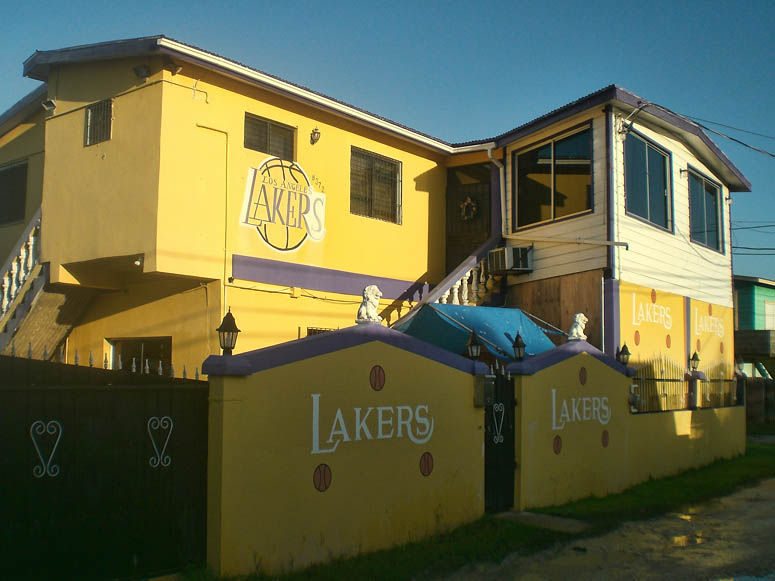 Los Angeles Lakers' fans in Belize
